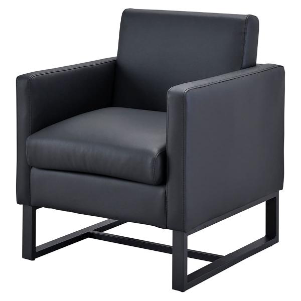 ■本体：天然木　合板■背部：ウレタンフォーム■座部：ウレタンフォーム　ポケットコイル■張地：合成皮革■脚部：スチール（粉体塗装）■アジャスター：ポリプロピレン■サイズ：W640×D640×H760（SH440）■補足：お客様組立品