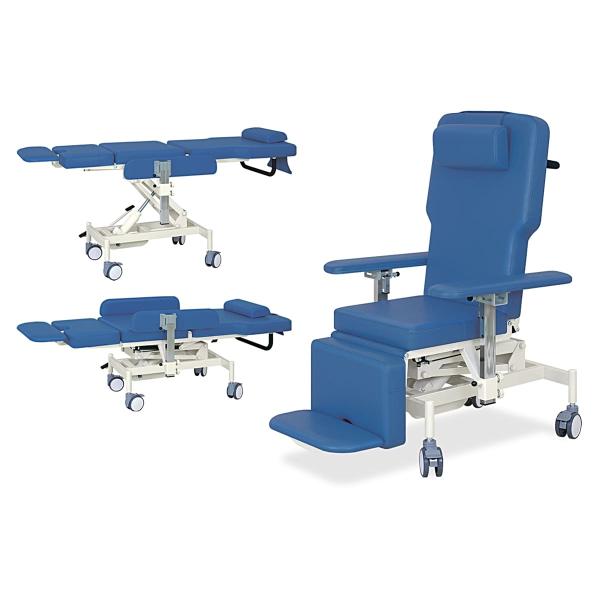 ■重量：約65kg■サイズ：W760×L1800×H500〜800■クッション厚：70mm■補足：完成品／張地選択／昇降タイプ／キャスタータイプ【注意事項】※人を乗せた状態での高さ調節はお避けください。北海道、沖縄、離島及び中継を伴う場合は...