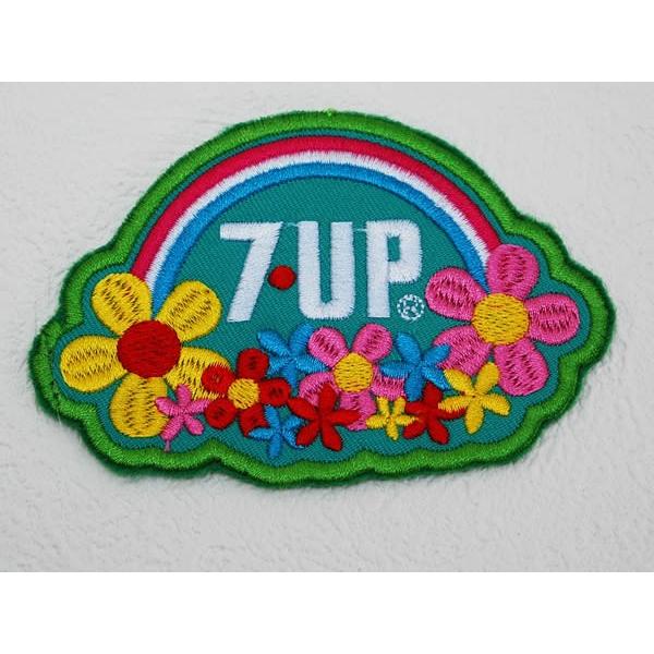 7up セブンアップ ワッペン 【B】パッチ アメリカン雑貨 アイロン
