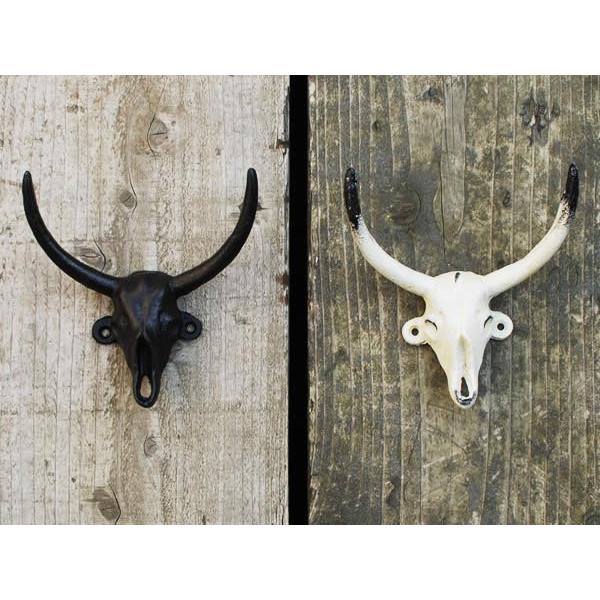 DULTON ダルトン Bull skull hook アンティーク仕上 壁掛式