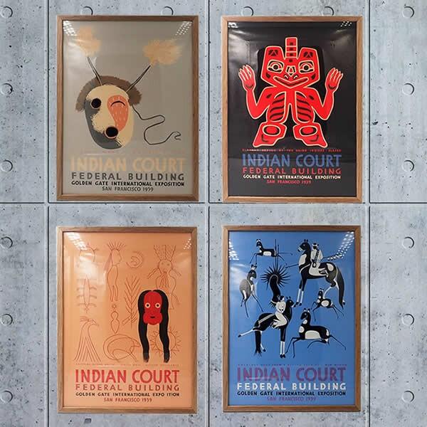 Indian Court Print インディアンコートプリント 全4柄 ポスター フレームセット ネイティブアメリカン デンマーク Detail Icp0001 Hutte 通販 Yahoo ショッピング