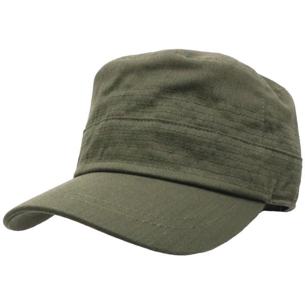 キャップ 帽子 無地 秋冬 コットン ワークキャップ M カーキ cap