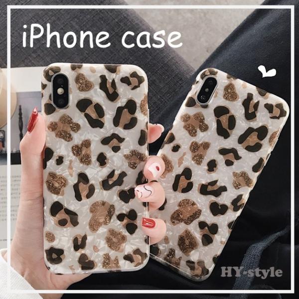 iPhone レオパード柄 シェル風 iPhone13 ケース 第3世代 SE3 SE2 7 8