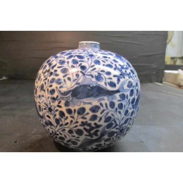賀喜造清水焼青華藻魚文一輪生花器花瓶生け花花入共箱工芸陶芸一輪生け一輪挿し Buyee Buyee 提供一站式最全面最專業現地yahoo Japan拍賣代bid代拍代購服務
