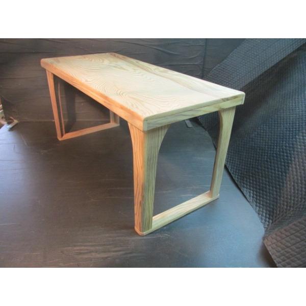 肥松薄板組み合わせポリウレタン仕上げ座卓 木製 コンパクト座卓 御膳