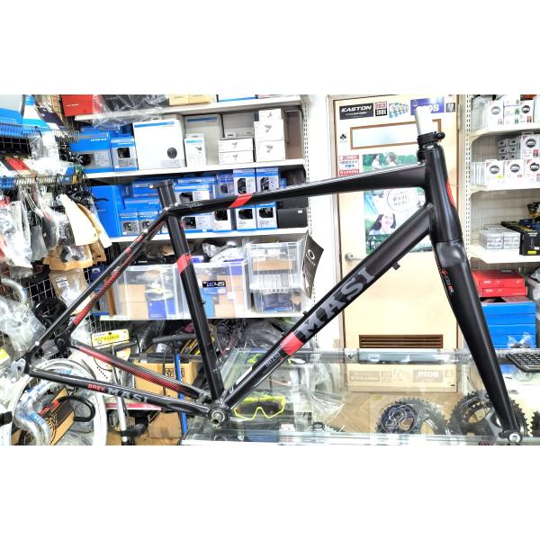 アウトレット新品　MASI イニジオ　新車バラシ フレームのみフレーム／アルミ　フォーク/カーボンヘッド規格／オーバーサイズサイズ／Мアウトレット品→傷あり　新車をバラした小さな傷等あり BB無し正規輸入品※店頭販売.現金振込でのお支払いの...