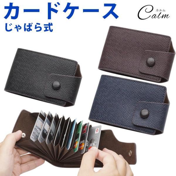 カードケース じゃばら式 大容量 クレジットカード ポイントカード 定期入れ シンプル メンズ 9枚 ポケット オシャレ カードケース 磁気防止 メンズ