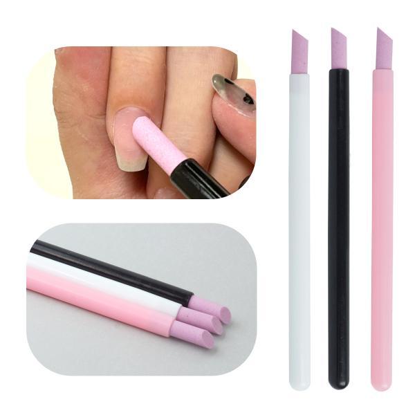 セラミックプッシャー甘皮処理や細かいところのサンディングに！ネイルケアに欠かせないアイテムです。お得な5本セット!同色5本セット。予備としてご使用いただけます。持ち運びやすいサイズ感持ちやすいスリムなペン型で、使いやすさも◎!洗って繰り返し...