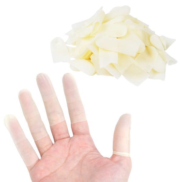 しっかり密着して使いやすい指サック幅広く使える指サック様々な場面で使用できます。水仕事やジェルネイルのオフなど用途によってご使用いただけます。大容量の200個入りで使い捨てが出来て衛生的。サイズ：約6cm素材：天然ゴム数量：200個入り製造...