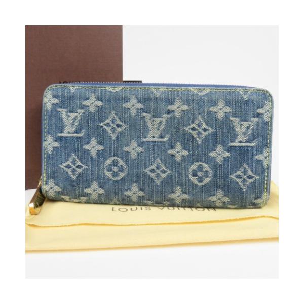 LOUIS VUITTON 美品 ルイヴィトン ジッピー モノグラムデニム LOUIS VUITTON 美品 ルイヴィトン ジッピー モノグラムデニム