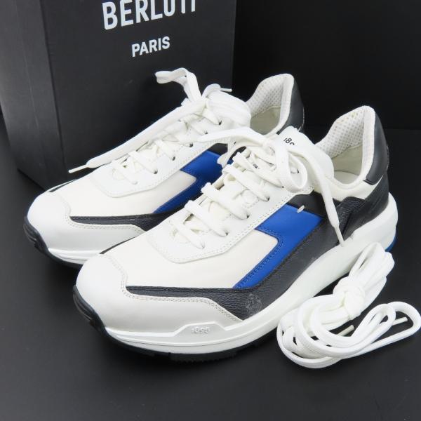 未使用品 Berluti ベルルッティ 靴 シューズ パルス ロゴ エンボス 7 1