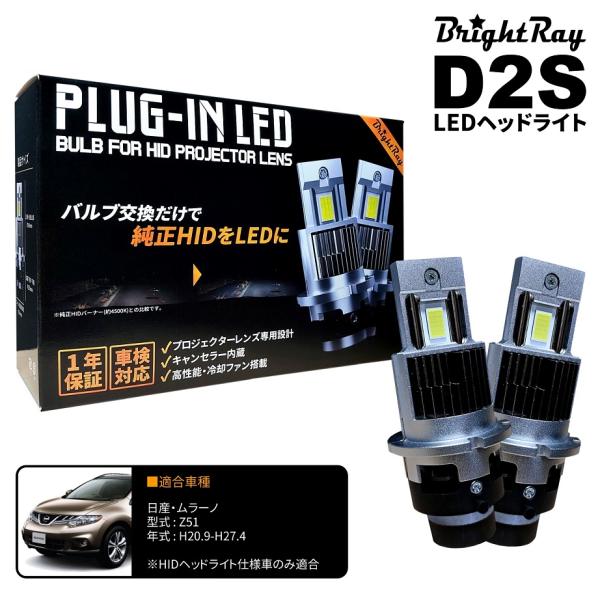 送料無料 1年保証 日産 ムラーノ Z51 (H20.9-R27.4) 純正HID用