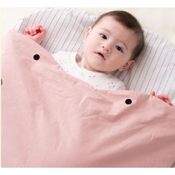 綿地製中綿入りスリーピングバッグ　寝袋が新登場！クジラさん　サメさんの中に潜り込んでぬくぬくと暖かに眠ることが出来る寝袋です。綿地製ですので肌触りはとっても柔らかで吸水性のも優れた素材となっています。中綿入りですので、敷き布団やお昼寝マット...