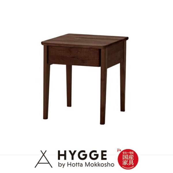 ナイトテーブル 寝室 収納 ノーヴァ2 ナイトテーブル　WN 国産家具 堀田木工所