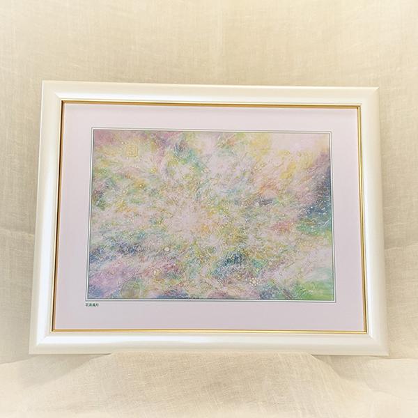 油絵  (プレゼント) ヒーリングアート 花鳥風月 M 絵画 風水 玄関 インテリア