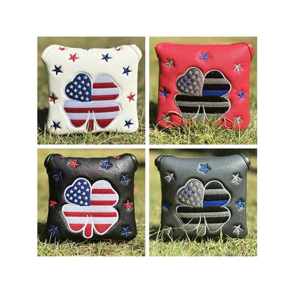 パターカバー ヘッドカバー マレット用 マグネット付け