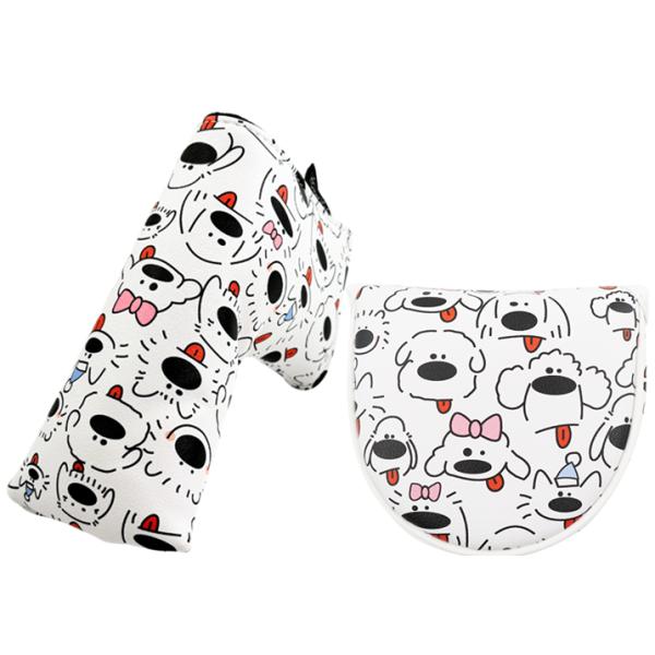 パターカバー ヘッドカバー オデッセイ 2ボールに対応 マレット用 マグネットタイプ スコッティーキャメロン オデッセイに適合 ピンタイプ用