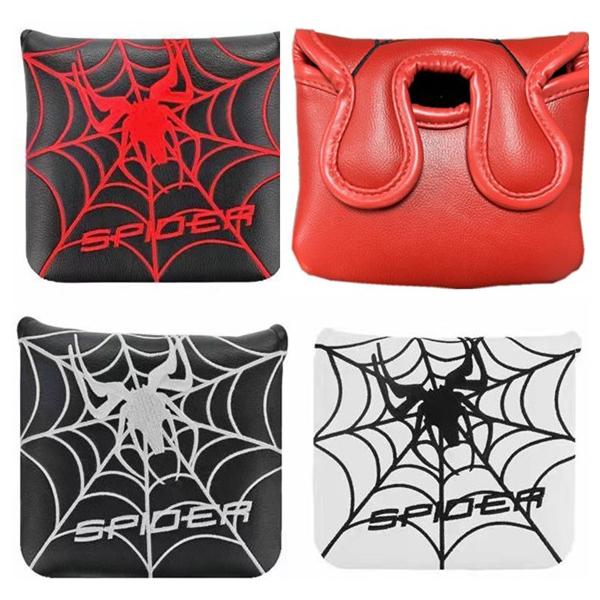 ゴルフヘッドカバー マレット用 オデッセイ２ボール・テーラーメイド スパイダーパター センターシャフトに適合 Spider スパイダー 単品