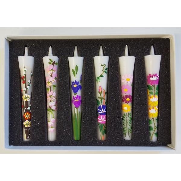 松本商店」絵ろうそく 花の詩（手描き） : ひょうごの特産品 - 通販