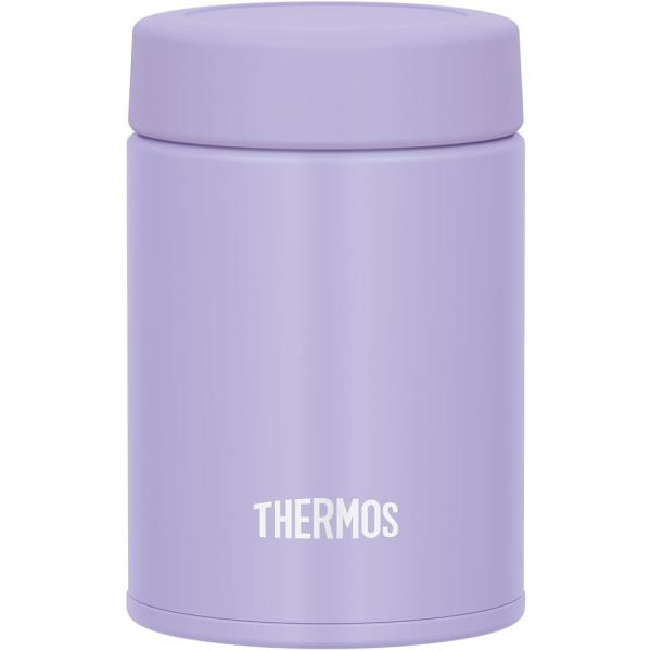 【小容量モデル】 サーモス 真空断熱スープジャー 200ml パープル コンパクトサイズ 保温保冷 お手入れ簡単 口当たりがやさしい丸口設計 JBZ-201 PL
