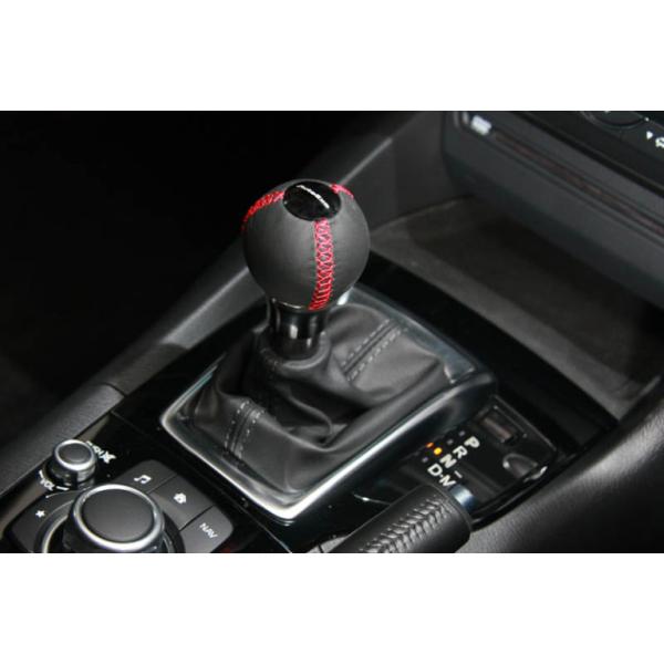 オートエクゼ オートエグゼ(AUTOEXE) シフトノブ レッドステッチ 球  