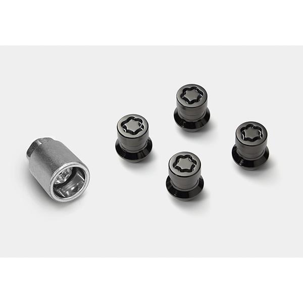 こまつな マツダ マツダ（MAZDA）ホイールロックセット(ブラック) ホイール