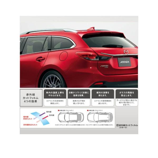 赤外線カットフィルム スモーク セダン用 ｔｖチューナー装着車 マツダ純正 ｇｊ型アテンザ用 ｇ４６ｇｖ１１４０ Buyee Buyee Japanese Proxy Service Buy From Japan Bot Online