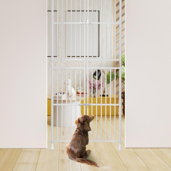 ・素材スチール・カラーブラウン、ホワイト、ブラック・商品サイズ取付可能幅：85〜91cm対応高さ：191cm−255cmこの商品について：◎01 両面でもあるロック◎02 左右とも180度開けできドア◎03 頑丈な突っ張り式◎04 通風性が...