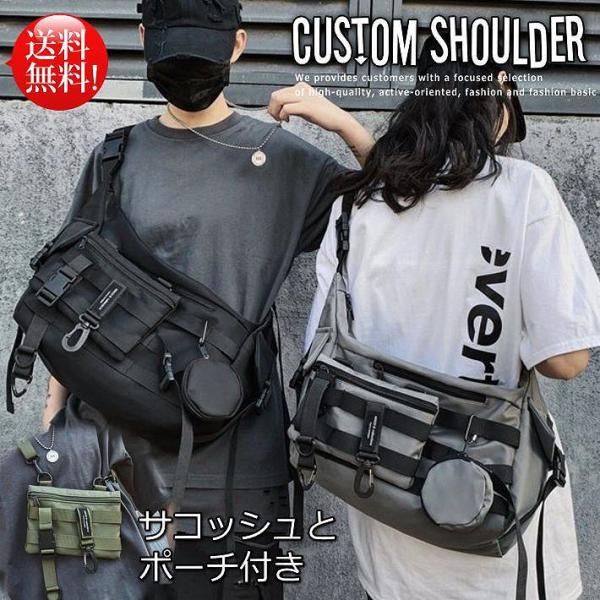 お得なMilitaryショルダー ショルダーバッグ サコッシュ ポーチ ★REVM 7987782 メンズ レディース ミリタリー MA-1 プレゼント ギフト