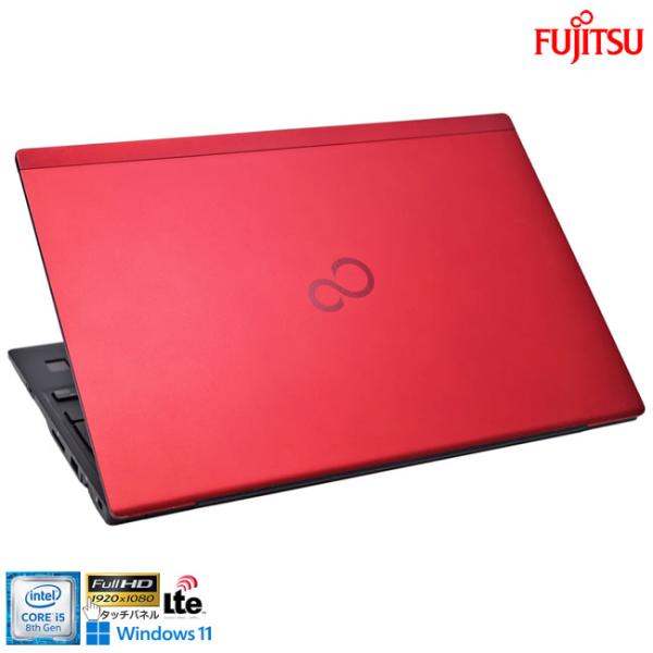 LTE �^�b�`�p�l�� FHD �x�m�� LIFEBOOK U939/A Core i5 8365U ��F�� m.2SSD256G ������8G Wi-Fi USBType-C Windows11 ���i�摜