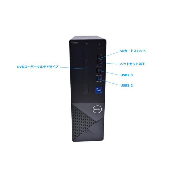Wi-Fi���� HDMI �f�X�N�g�b�v DELL Vostro 3020 ��13���� Core i7 13700 ������16GB m.2SSD512G �}���` Bluetooth SDXC Windows11 ���i�摜2