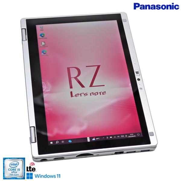 Panasonic - LTE対応モデル Panasonic CF-RZ6 Core i5-7Y57 2-in-1 小型 軽量 SIMフリー Panasonic Let's note RZ6 Core i5