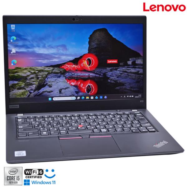 ThinkPad Lenovo X13 顔認証 Wi-Fi6 フルHD Core i5 10210U M.2SSD256G