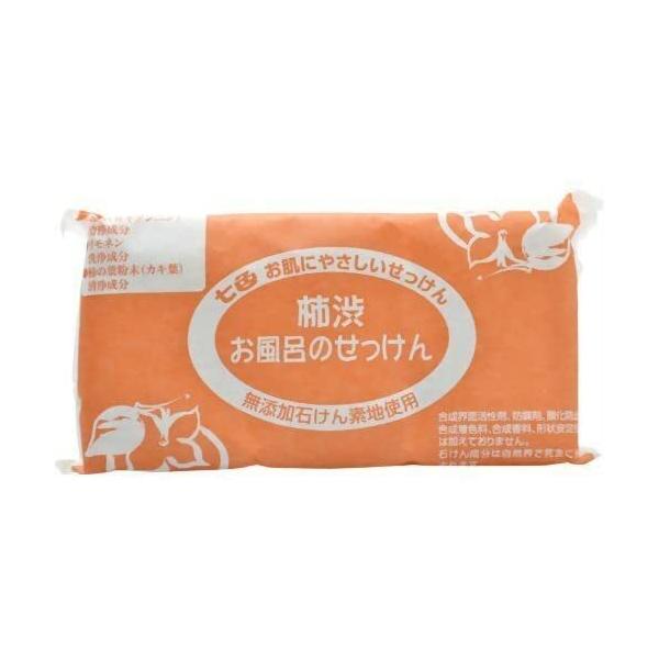 七色 お風呂のせっけん 柿渋(無添加石鹸) 100g×3個入