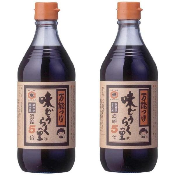 TVで話題人気沸騰！秋田の万能つゆ　味どうらくの里　500ml(ペットボトル)2本セット