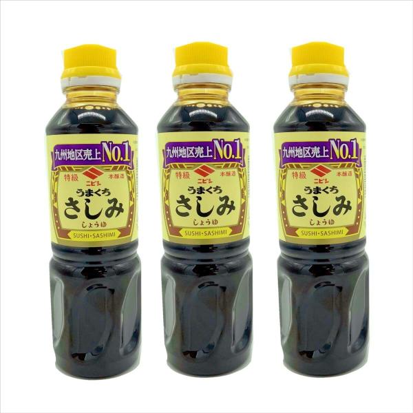 ニビシ醤油　特級うまくちさしみ醤油360mlＸ３本