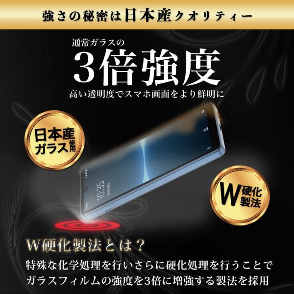 Xperia Ace III �K���X�t�B���� �S�� �ی� �z�� ���{�Y�K���X�d�l �G�N�X�y���A�G�[�X III SO-53C SOG08 A203SO 9H�d�x W�d�����@ ��U�h�~ ���i�摜5