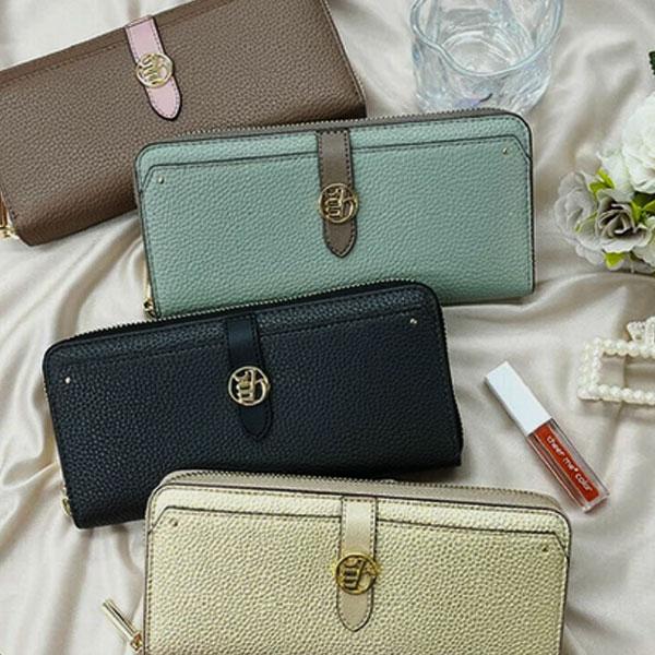 ラウンドファスター長財布　未使用 marie claire bis 長財布 claire/bis ルナ 送料無料 新品 ラウンド