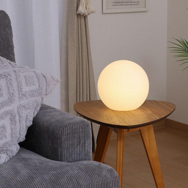 間接照明 LED電球 専用 ボールランプ 照明 20cm 丸型照明 フロア