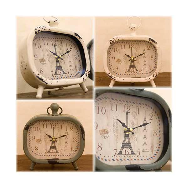 v  AeB[NNbN Ƃ g Prestige Clock Rect vXe[WNbN EIFFEL GbtF