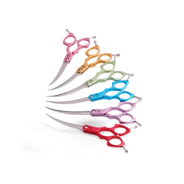 ペット用トリミングハサミ プロ仕様 6インチ/6.5インチ カーブシザー