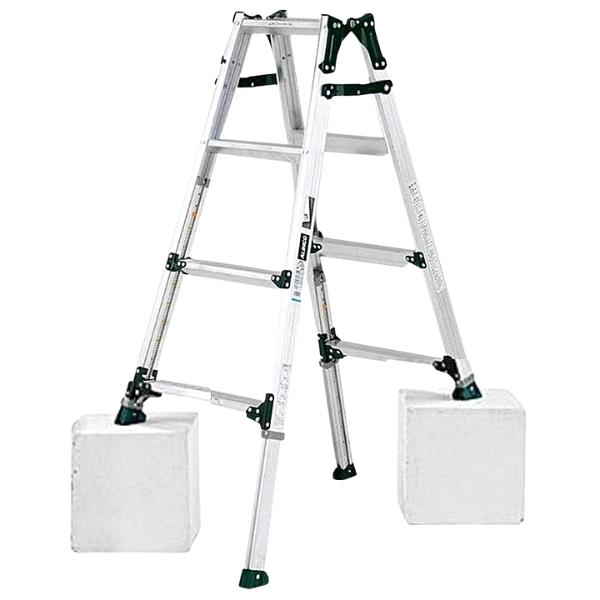 ALINCO アルインコ 伸縮脚付はしご兼用脚立 PRT120FX 1台 業務用 ALINCO アルインコ 伸縮脚付はしご兼用脚立 PRT120FX 1台 業務用