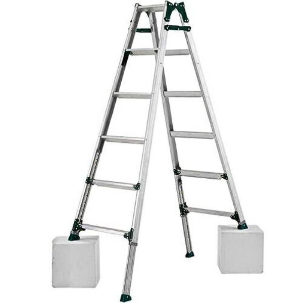 ALINCO（アルインコ） 伸縮脚付はしご兼用脚立 PRT180FX 6尺 1台 業務