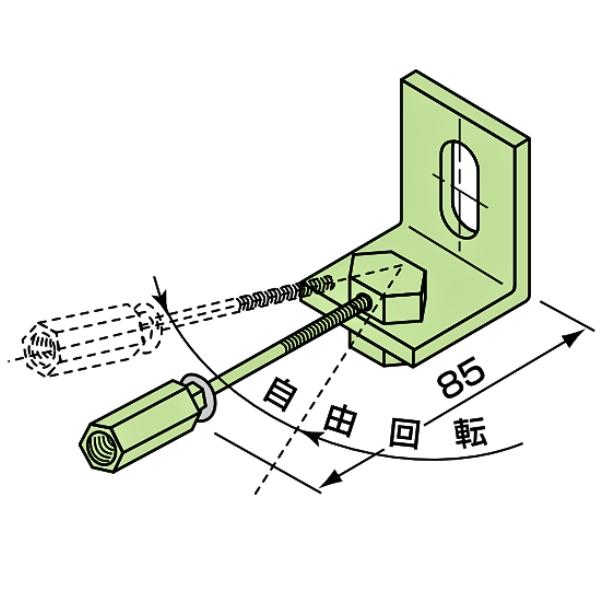 ゼン技研 プレートアンカー IC-80 50組入り 先付け施工足場つなぎ用
