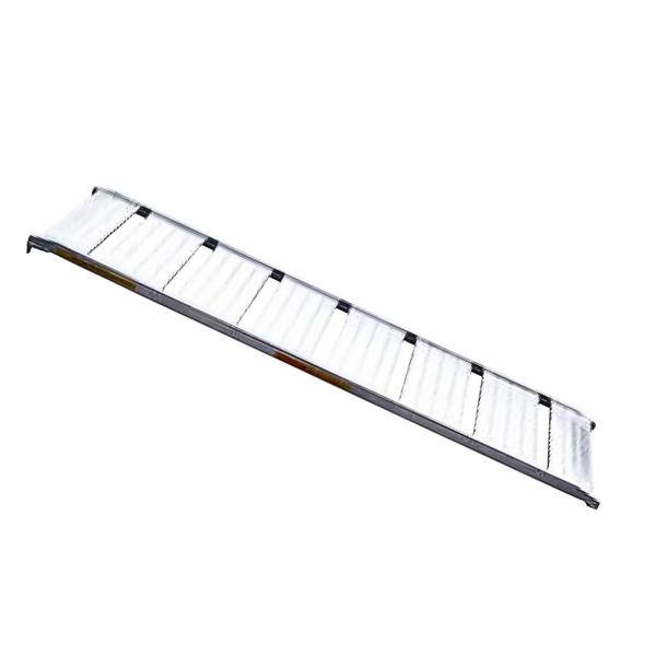 昭和ブリッジ SHA-180-50-0.2 SHA アルミブリッジ ツメタイプ 有効幅500mm 全長1820mm 最大積載200kg 1本 鉄ホイール・ゴムホイール用 自走式草刈機用