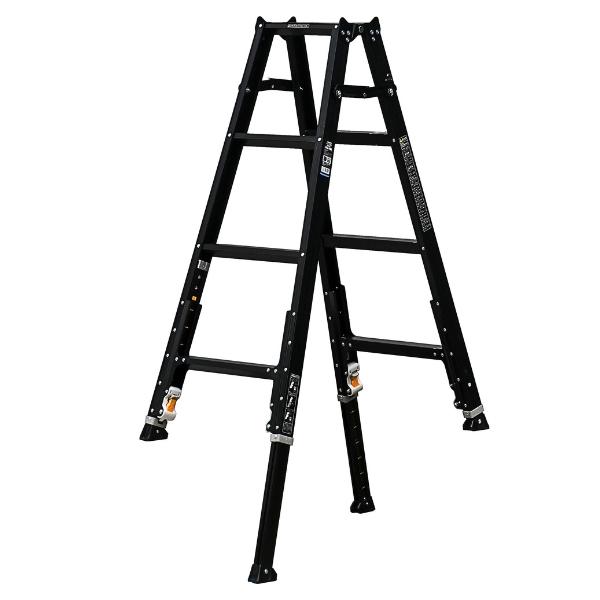 ALINCO（アルインコ） KARU-150BK 軽量脚付専用脚立 4段(4尺〜5尺) 天 