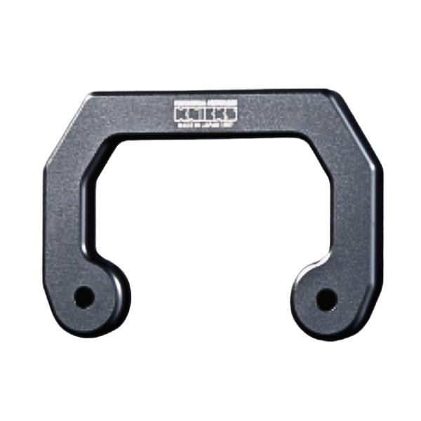 ニックス ALU-SF-B アルミ製サスペンダー用フック SUSビスナット付 ブラック 腰道具カスタム 腰袋用 工具差し用