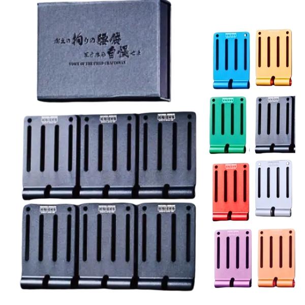 ニックス ALU15L-6 アルミ総削り出しベルトループ 6枚入り BOXセット 8色展開 97×65mm 軽量 硬質アルミ アルマイト加工 腰道具カスタム