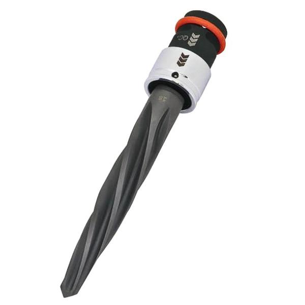 イチネンアクセス MUSTTOOL 4W-BRSP220S スパイラルブリッジリーマ+アダプターセット インパクトレンチ用 Φ22mm 差込角12.7mm スパイラルリーマ 19979