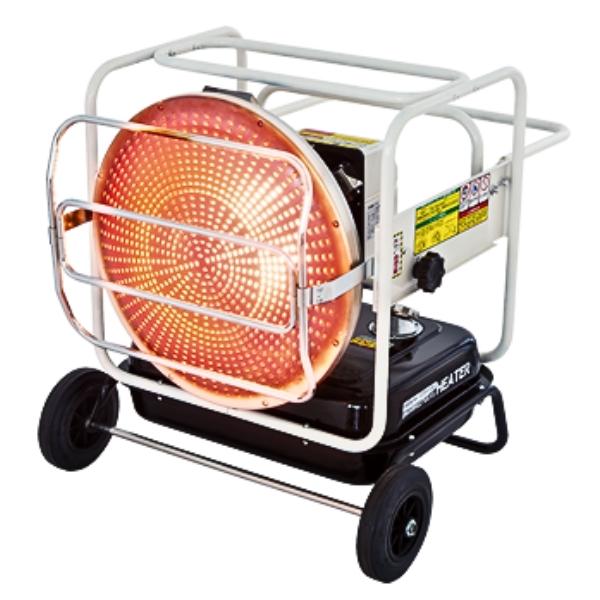 【10月以降入荷予定】ナカトミ KH-115D 赤外線ヒーター 灯油 100V 38/36kW 業務用 暖房機 大型 キャスター付 工場 倉庫 建築現場 作業場 防寒